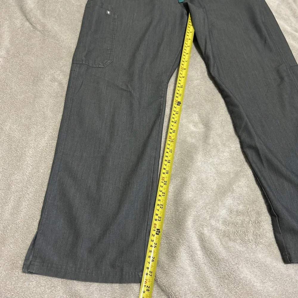 FIGS Technical Collection Scrub‎ Pants Men Size Large Graphite Gray Relaxed Fit